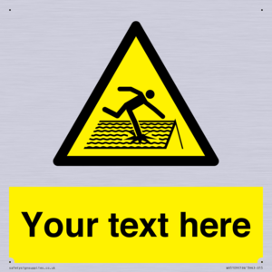 Custom Figure on Roof Sign